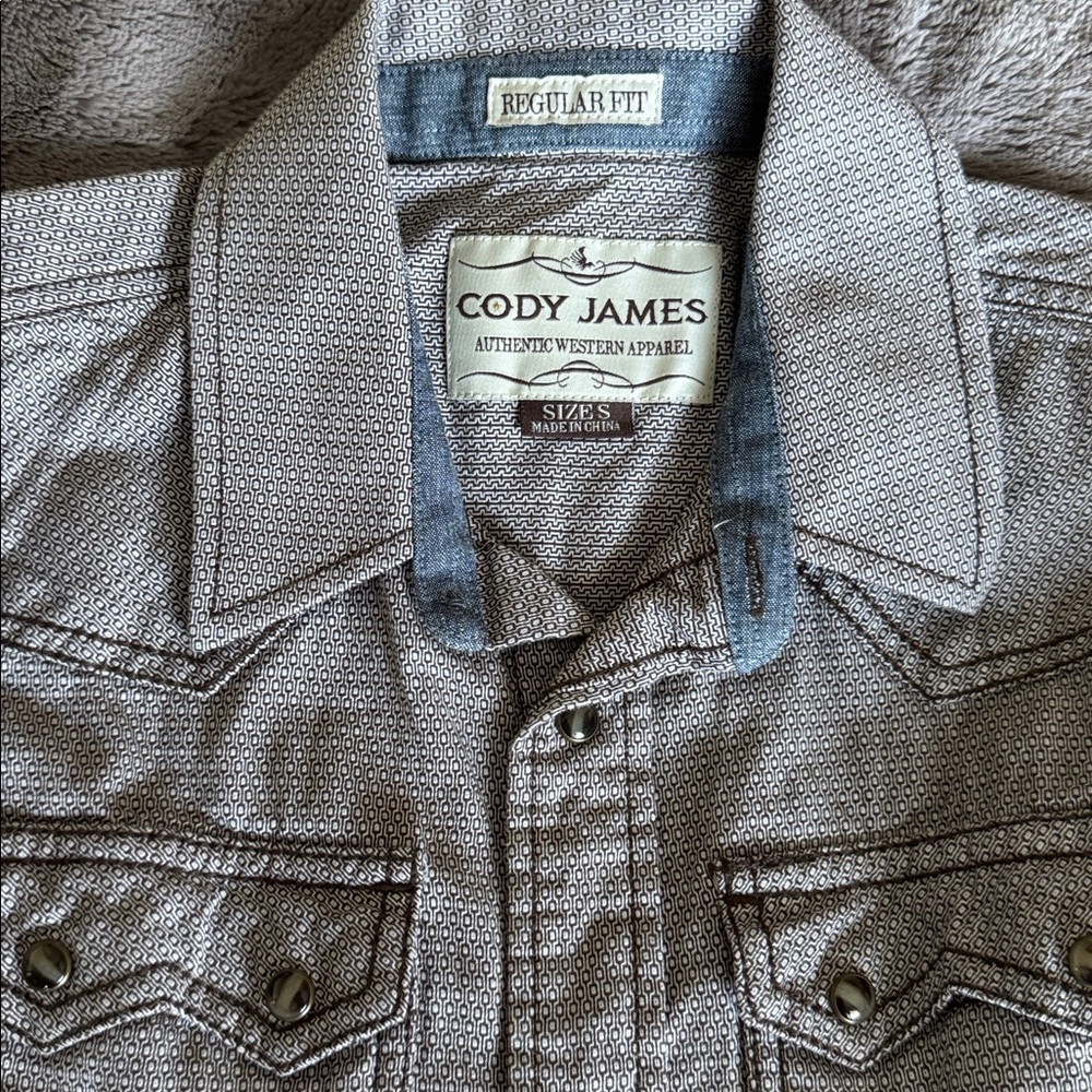 Cody James Kids Gray Button Down Shirt